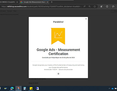 Project thumbnail - Google Ads Measurement Certification