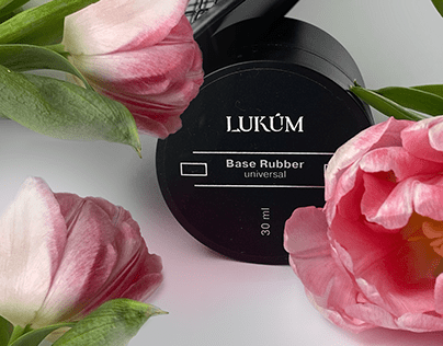 Rebrand of series labels for nail polish LUKUM