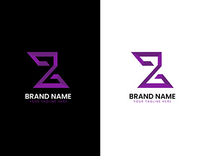 Minimal Z Modern Letter logo, Branding logo, Logos,