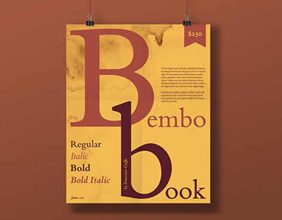 Bembo Book Promoting Poster