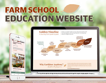 Education: FARM School Website / UI & UX