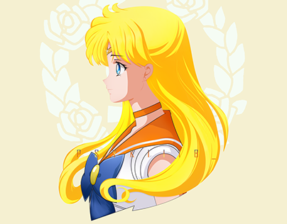 Sailor Venus | Character Design | Side Profile