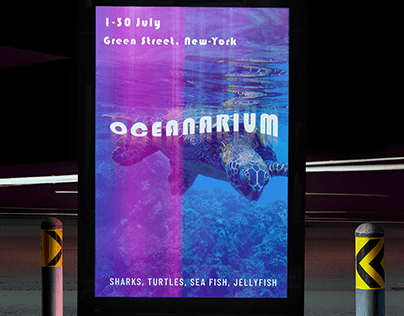 Poster for the oceanarium