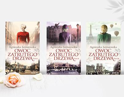 Book series cover design. Romance novel.