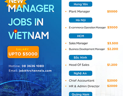 Manager jobs in Vietnam