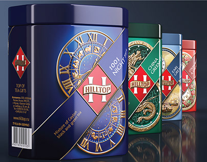 Tea packaging design for Hilltop