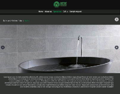 Green Doha ( website design psd)