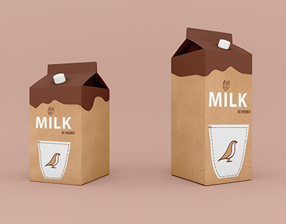 Almond Milk package design concept