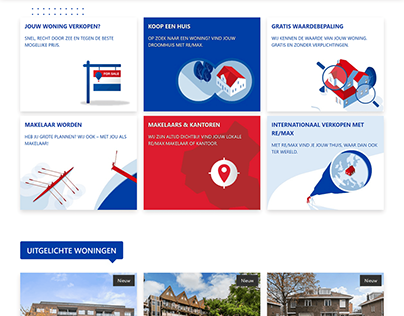 Website ontwerp voor remax.nl