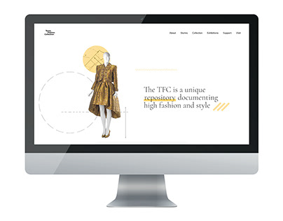 Texas Fashion Collection Website Redesign