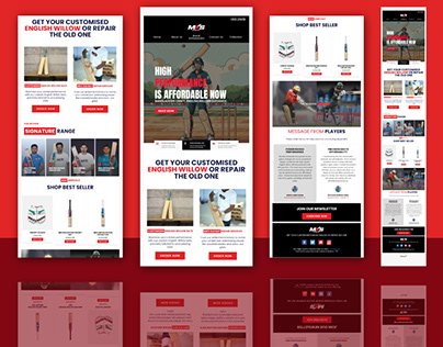Responsive HTML Email Template Design For MKS Sports