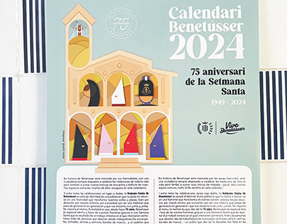 Ilustración calendario Anual Ayto. Benetússer 2024