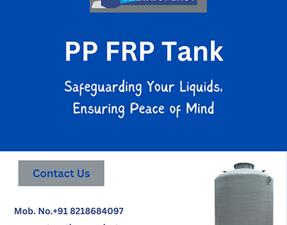 PP FRP Tank