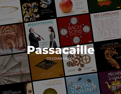 CD artworks for Passacaille Records