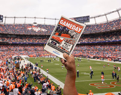 Broncos vs Raiders Gameday Artwork