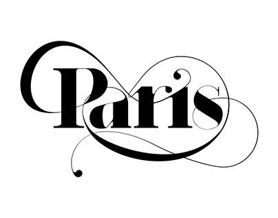Paris | New Typeface by Moshik Nadav Typography
