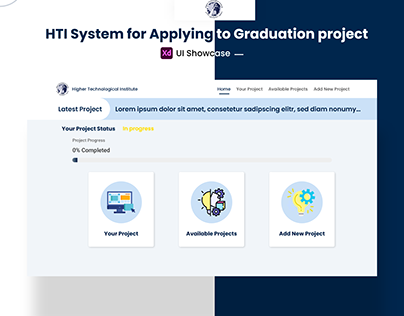 HTI System for Applying to Graduation project