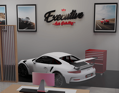 Garage Office | 3D Isometric Room