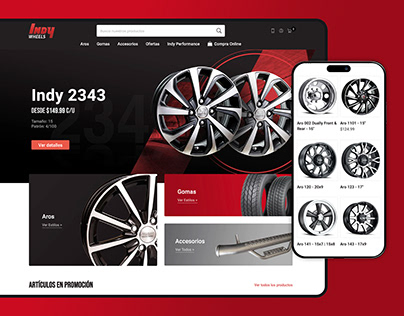 Indy Wheels - Web Design & Development
