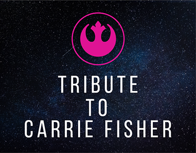 Tribute to Carrie Fisher | illustration