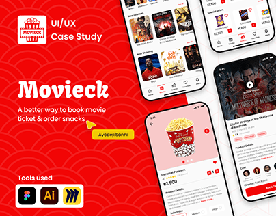 Ticket Booking and Snacks App for a Movie Theatre