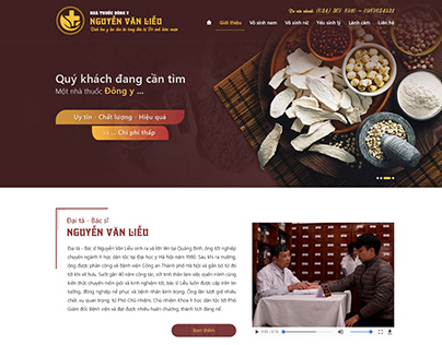 Website Nhà thuốc đông y Nguyễn Văn Liễu