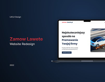 Zamow Lawete | Website Redesign