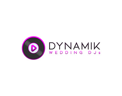 Dynamic Wedding DJs Logo Design
