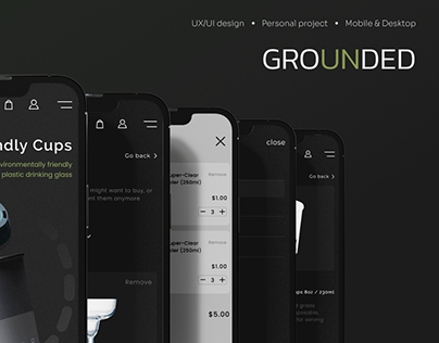 Grounded - eCommerce UX/UI design