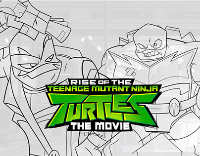 Rise of the TMNT: The Movie - ROUGH ANIMATION