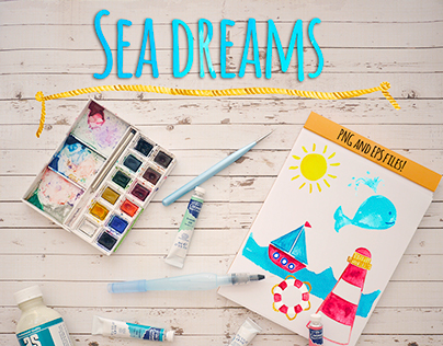  Sea Dreams- Nautical Watercolour Pack