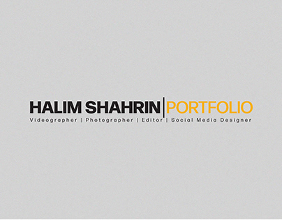 Halim Shahrin Portfolio