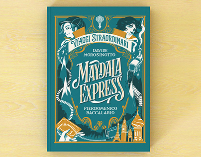 Project thumbnail - Book Cover - Viaggi Straordinari - Maydala Express