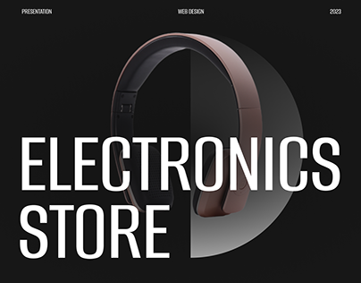 Electronics Store Web design