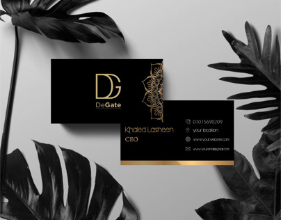 DeGate CEO business card