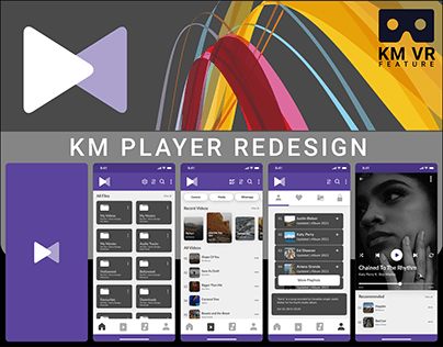 KM PLAYER MOBILE APPLICATION REDESIGN