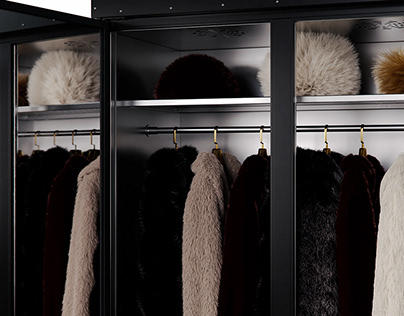 Refrigerator for fur coats