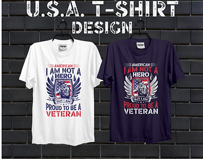 U.S.A T -Shirt Desing