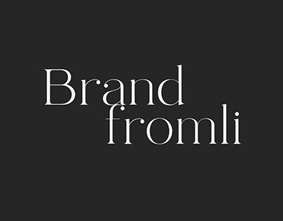 Branding for Brand fromli / Brandbook / Logo