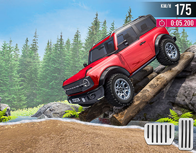 Offroad Jeep Driving & Parking Game