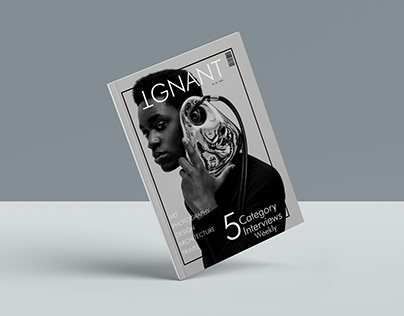 Printed magazine design study for IGNANT