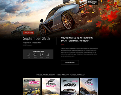 Forza Horizon 4 Launch Concept