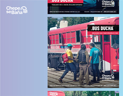 Bus Ducha, Chepe se Baña | Social Media Campaign