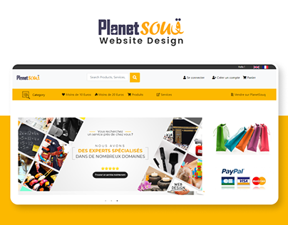 Planet Souq E-Commerce Website Design