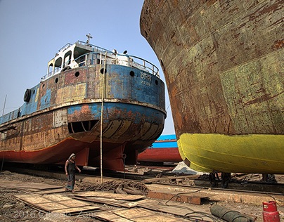 Aftermath
Ship breaking and rebuilding in Bangladesh