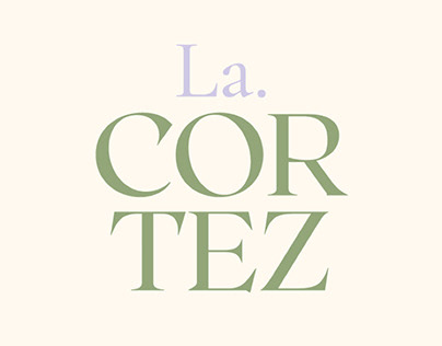 Rebranding para marca de ropa juvenil La.Cortez .