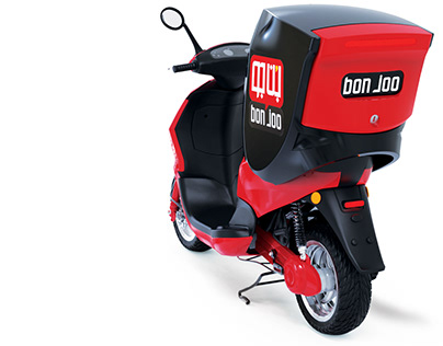 Bonjo Delivery Box of Motorcycle