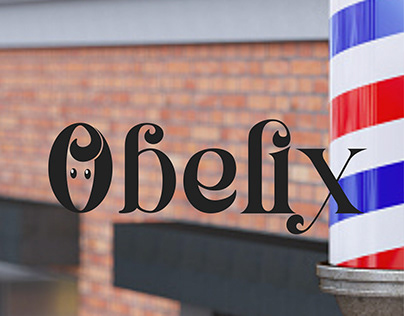 Obelix Typography Logo