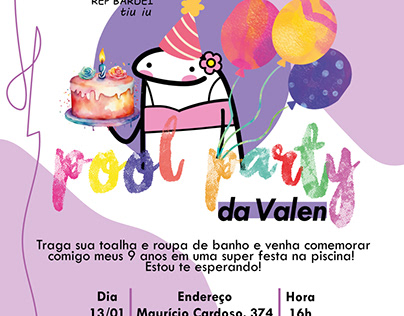 Convite de Aniversário | Valentina