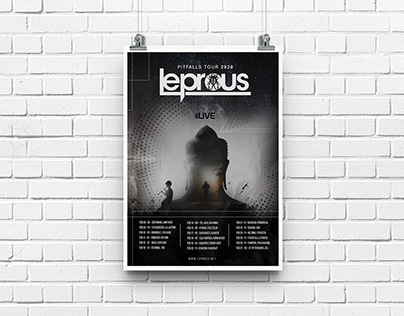 Leprous Pitfalls tour poster